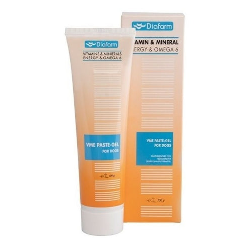 DIAFARM VME Vitaminsko-mineralna energetska pasta+omega 6, psi 100g
