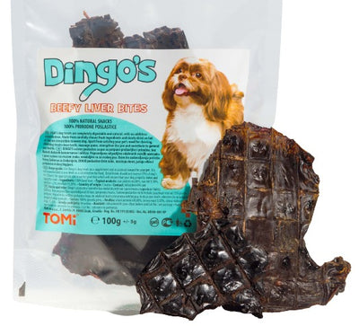 DINGO's Beefy Liver Bites, goveđa jetra, 100g