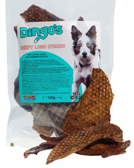 DINGO's Beefy Lung Steaks, goveđa pluca, 100g