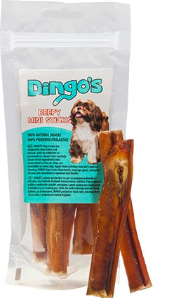 DINGO's Beefy Mini Sticks, goveđa zila, 4kom