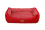 DUBEX Krevet Tarte, crvena, 70x60x22cm