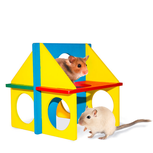 DUVO+ CLERANCE Diy Fun house za glodavce, 12,5x12,5x12,5cm