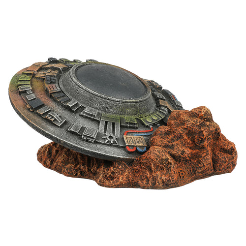 EBI CLERANCE Aqua D'ella Akvarijski ukras UFO, S - 15,2x11,8x6,8 cm