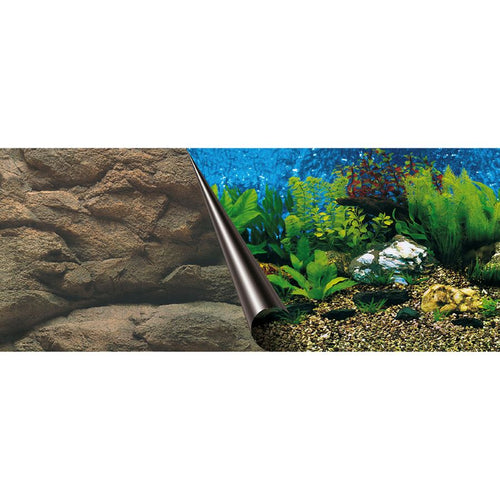 EBI Pozadina za akvarije Sea&Rock, dvostrana, poster 