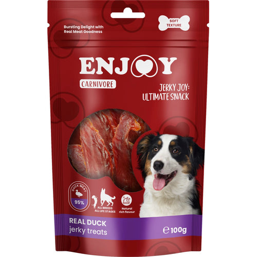 ENJOY Carnivore Jerky, susena pacetina, poslastica za pse