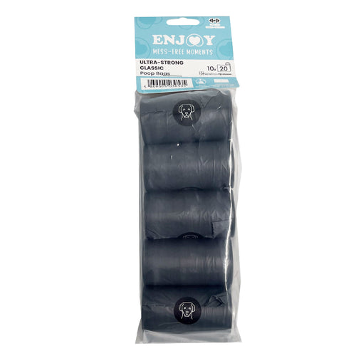 ENJOY Vrecice za izmet Ultra Strong Classic, 10 rola x 20 vrecica 