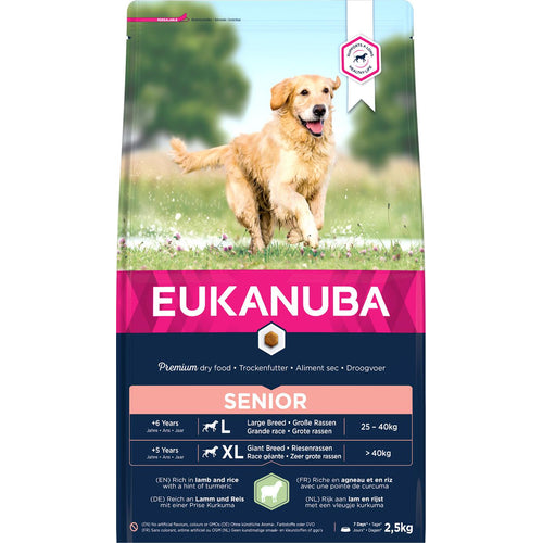 EUKANUBA SENIOR Large Janjetina s rizom, 2,5kg