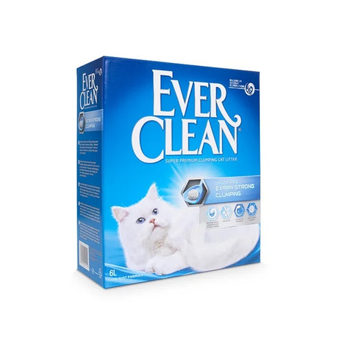 EVER CLEAN Extra Strong, grudajuci mineralni pijesak za macke, bezmirisni