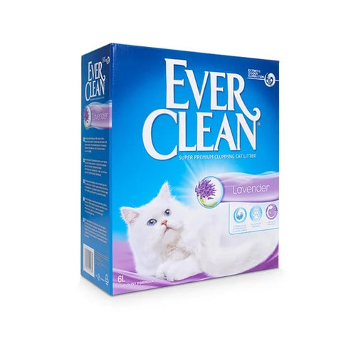 EVER CLEAN Lavander, grudajuci mineralni pijesak za macke, mirisni