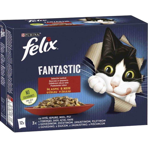 FELIX Fantastic, odabrani okusi sela, multipack 12x85g