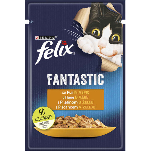 FELIX Fantastic, s piletinom u zeleu, 85g
