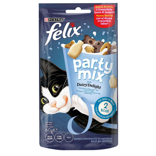 FELIX Party Mix Dairy Delight, poslastica s dodatkom mlijeka, jogurta i sira 60g