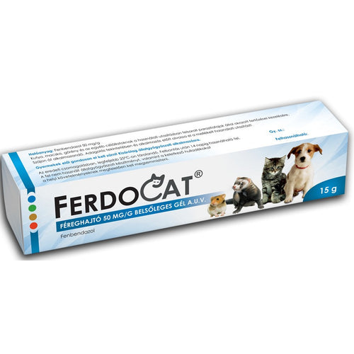 FERDOCAT Gel oralni protiv unutarnjih nametanika za sve zivotinje 15g 50ml