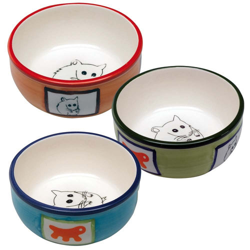 FERPLAST Keramicka zdjelica Hamster Bowl s motivom O: 10,2xh3,7cm -0,18L