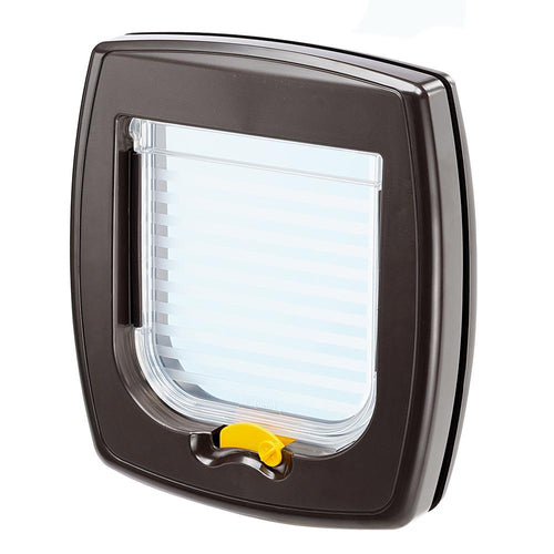 FERPLAST Swing vrata 1 Super Basic smeđa, dim. otvora 14,5x14,8 cm 