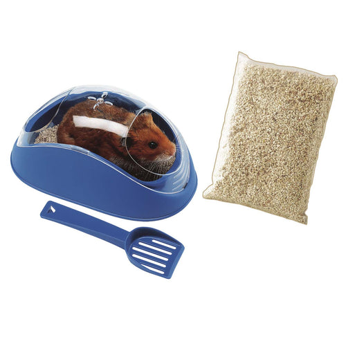 FERPLAST WC za hrcke KOKY 4635 s pijeskom i lopaticom, razne boje