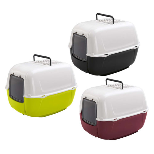 FERPLAST WC za macke zatvoreni Prima, 52,5x39,5xh38cm, razne boje
