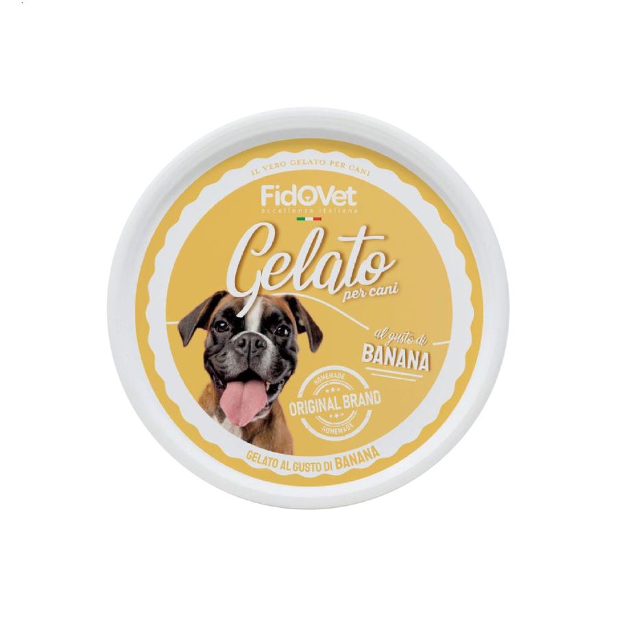 FIDOVET Gelato Sladoled za pse, s okusom banane, 40g