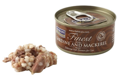 FISH4CATS Konzerva Sardina i skusa 70g