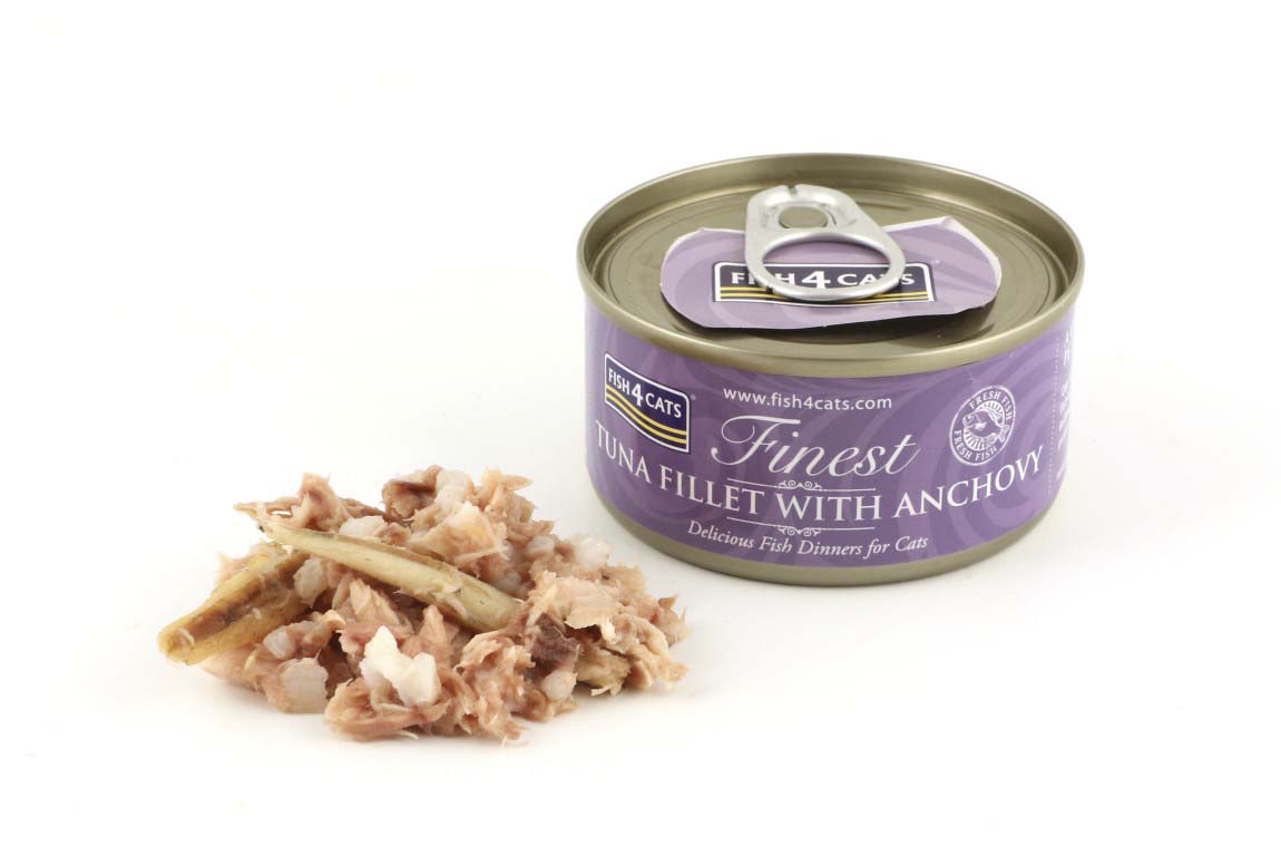 FISH4CATS Konzerva Tuna s incunima 70g