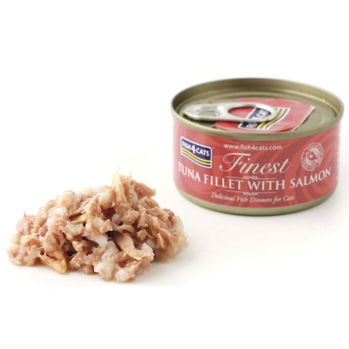 FISH4CATS konzerva Tuna s lososom 70g