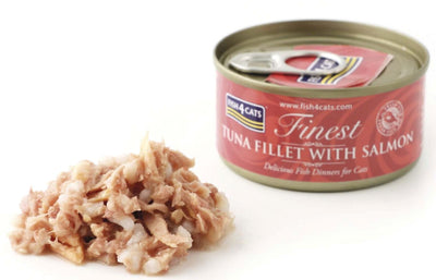 FISH4CATS konzerva Tuna s lososom 70g