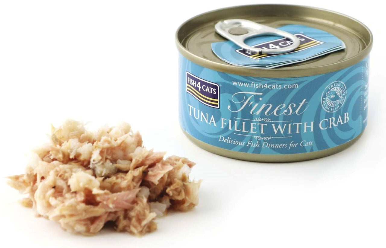 FISH4CATS Konzerva tuna s racicima 70g