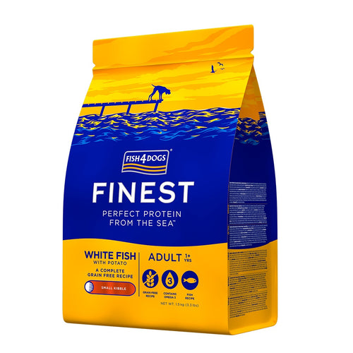 FISH4DOGS Finest Small, bijela riba i krumpir, bez zitarica, 1,5kg