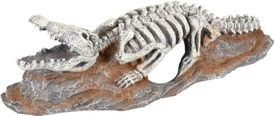 FLAMINGO Akvarijski ukras Skelo Skeletone Crocodile, 20x8x6cm