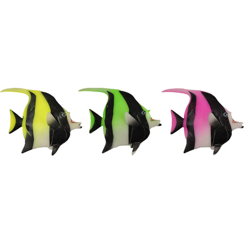 FLAMINGO CLERANCE Akvarijski ukras Riba Maurov idol, fluo, 10x8x45cm, razne boje