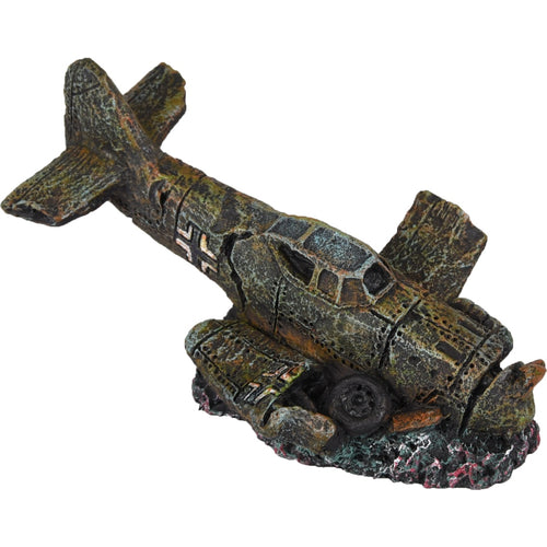 FLAMINGO CLERANCE Akvarijski ukras Takis Plane, 8x4x4cm
