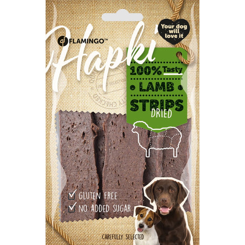 FLAMINGO Hapki Strips, trakice janjetine, 85g