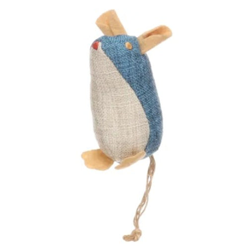 FLAMINGO Igracka za macke plavi mis, 9,2x5x5cm