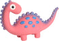 FLAMINGO latex igračka za pse Dino, zvučna, roza, 7,7x25x15cm