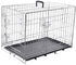 FLAMINGO Metalni kavez za pse Keo, sklopivi, s 2 vrata i plastičnim dnom