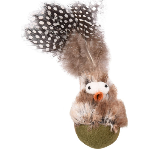 FLAMINGO Natura Delight Wobbler s matatabijem i zvukom ptice, 11cm