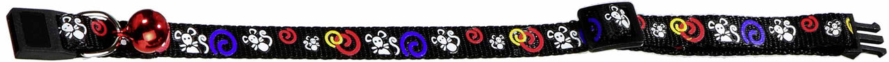 FLAMINGO Ogrlica za macke Art Sportiv Mis, 10mm x 30cm, crna