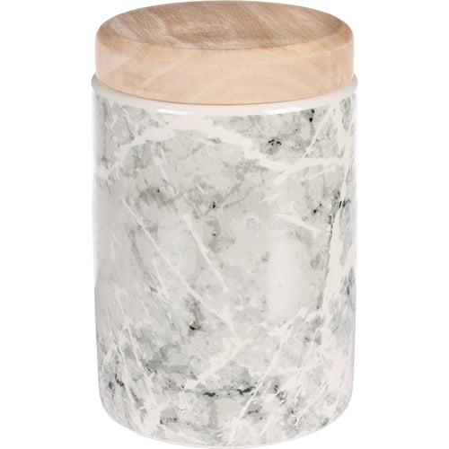 FLAMINGO OUTLET Marmi, Keramicka posuda za poslastice, 1300ml, siva