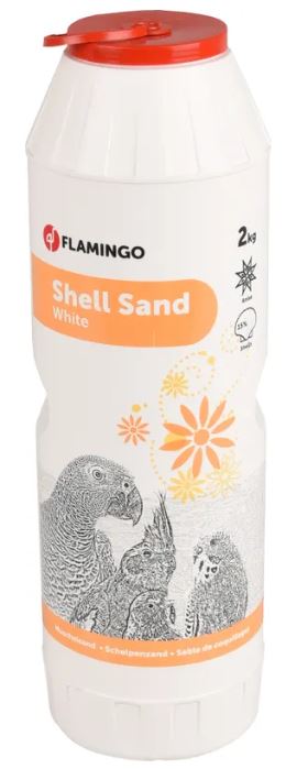 FLAMINGO Pijesak za ptice s 15% skoljki i mirisom anisa 2 kg