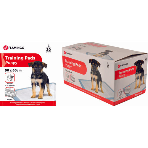 FLAMINGO Puppy Training Pads upijajuce prostirke L, 90x60cm