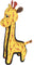 FLAMINGO Strong Stuff Žirafa, zvučna, 35cm