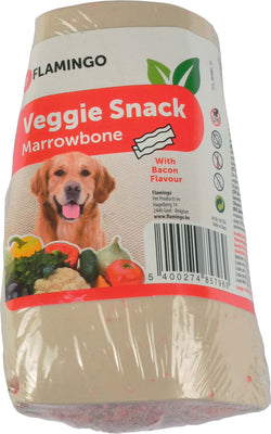 FLAMINGO Vegie Marrow bone - 100% biljna zvakalica za pse, okus Sunke 190g
