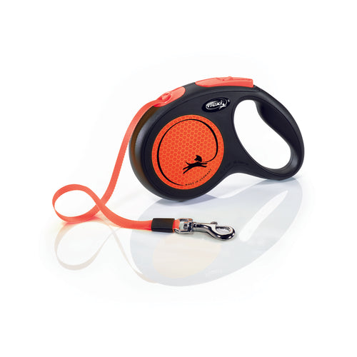 FLEXI Vodilica na regulaciju Neon Medium, traka, 5m do 25kg, orange