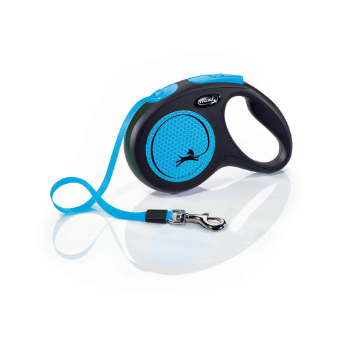 FLEXI Vodilica na regulaciju Neon Medium, traka, 5m do 25kg, plava
