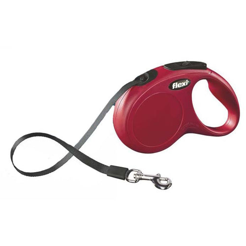 FLEXI Vodilica na regulaciju New Classic, traka Small, 5m, do 15kg, crvena