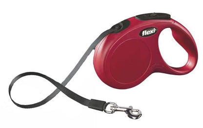 FLEXI Vodilica na regulaciju New Classic, traka Small, 5m, do 15kg, crvena