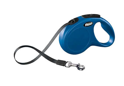 FLEXI Vodilica na regulaciju New Classic, traka Small, 5m, do 15kg, plava