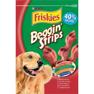 FRISKIES Beggin Strips s okusom slanine, 120g