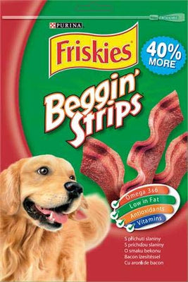 FRISKIES Beggin Strips s okusom slanine, 120g
