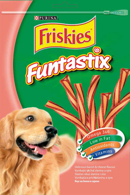 FRISKIES FunTastix, s okusom sira i slanine, 175g